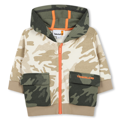 Cardig&atilde; de jogging com capuz TIMBERLAND BOY