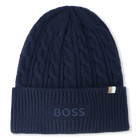 Gorro de malha tran&ccedil;ada BOSS 
                    BOY