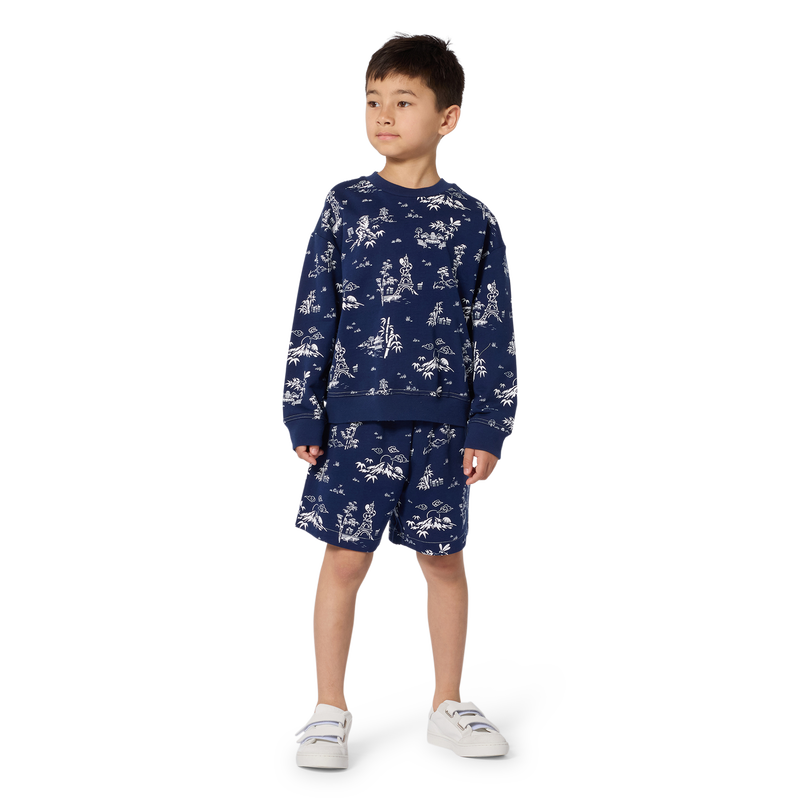 CAL&Ccedil;&Otilde;ES DE BERMUDA FLEECE KENZO KIDS 
                        BOY