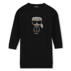 Vestido longo KARL LAGERFELD KIDS 
                    MENINA