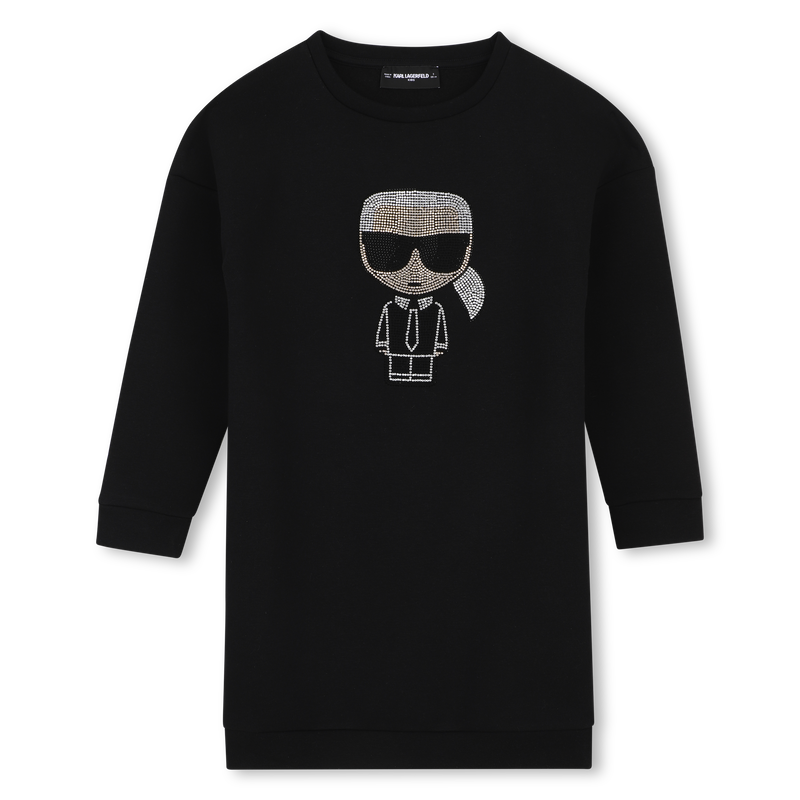 Vestido longo KARL LAGERFELD KIDS 
                        MENINA