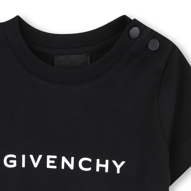 T-shirt com fecho de pressão GIVENCHY 
                    BOY