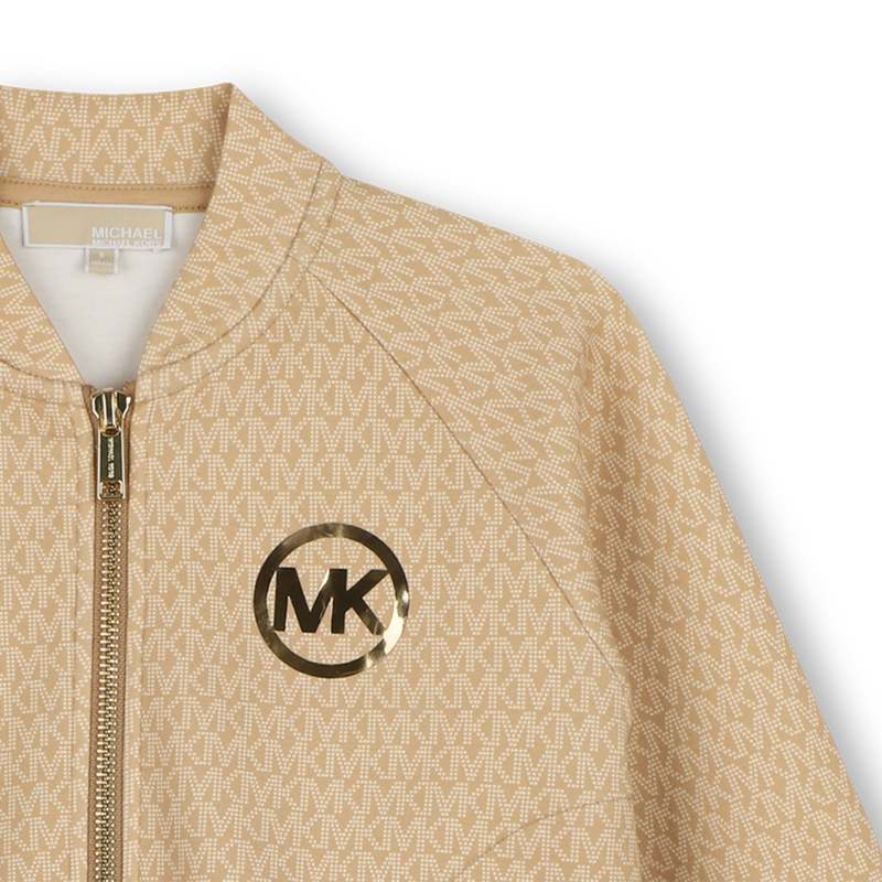 Cardigan em jersey duplo MICHAEL KORS 
                        GIRL