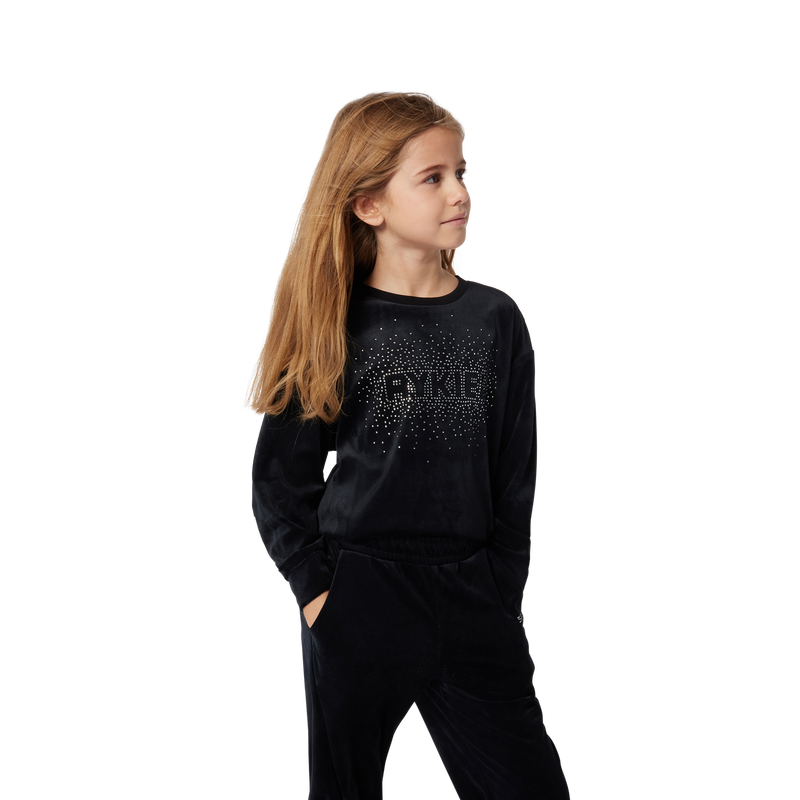 Sweatshirt de veludo SONIA RYKIEL 
                    GIRL