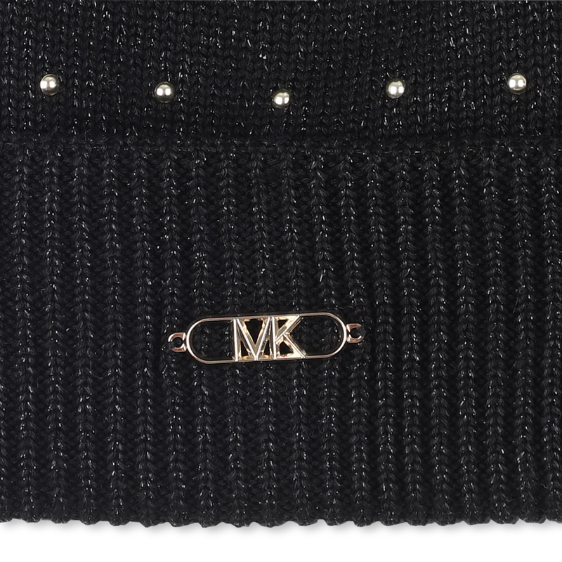 Gorro de malha com pompom MICHAEL KORS 
                    GIRL