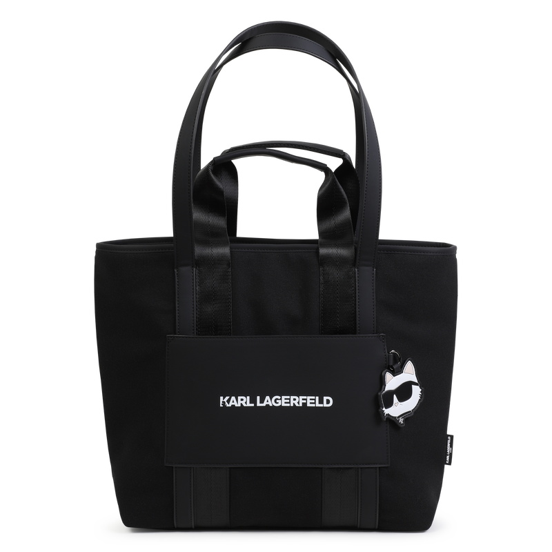 Saco com emblema CHOUPETTE KARL LAGERFELD KIDS 
                        GIRL
