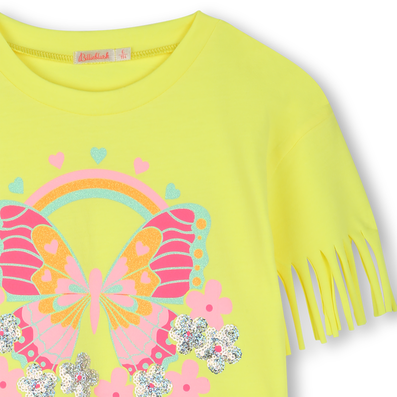 Vestido reto com franjas BILLIEBLUSH 
                        GIRL