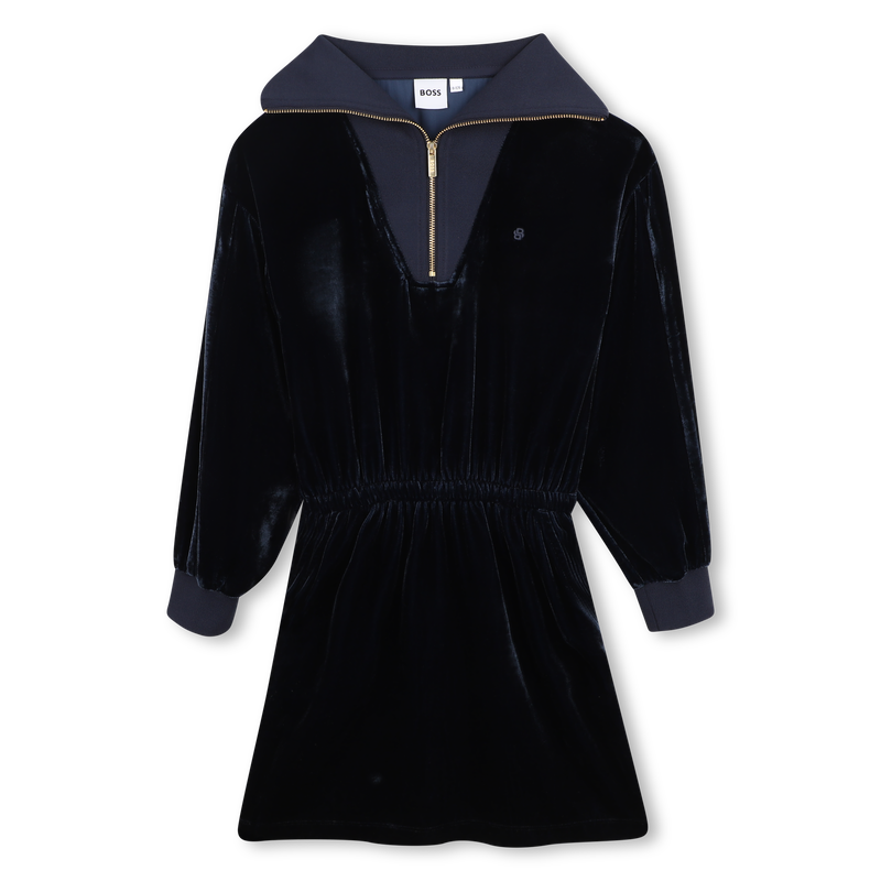 Vestido de veludo BOSS 
                        GIRL