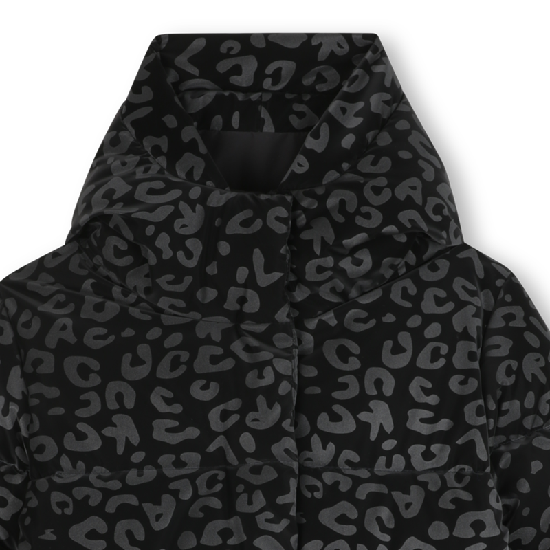 Casaco comprido com capuz KARL LAGERFELD KIDS 
                        GIRL