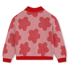 Cardig&atilde; com flores e bot&otilde;es KENZO KIDS 
                    GIRL