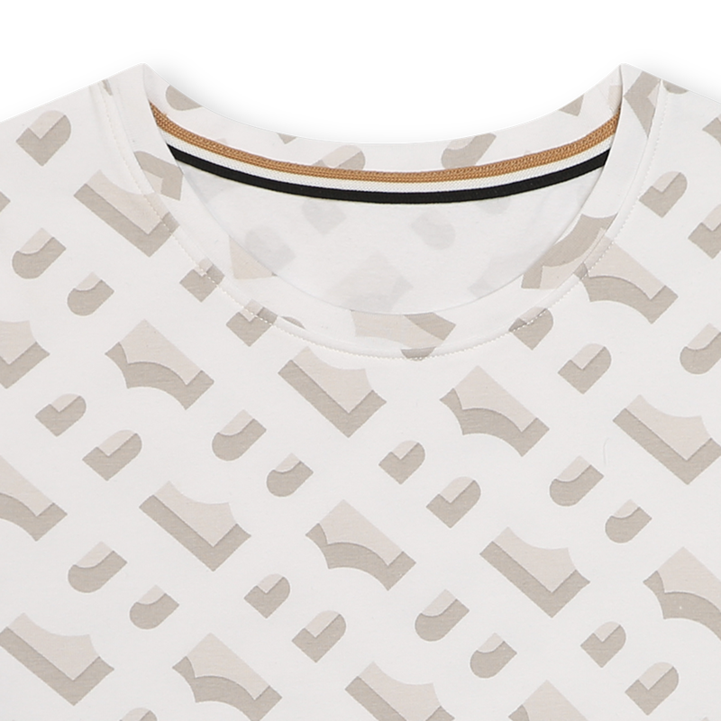 T-shirt estampada gola redonda BOSS 
                    GIRL