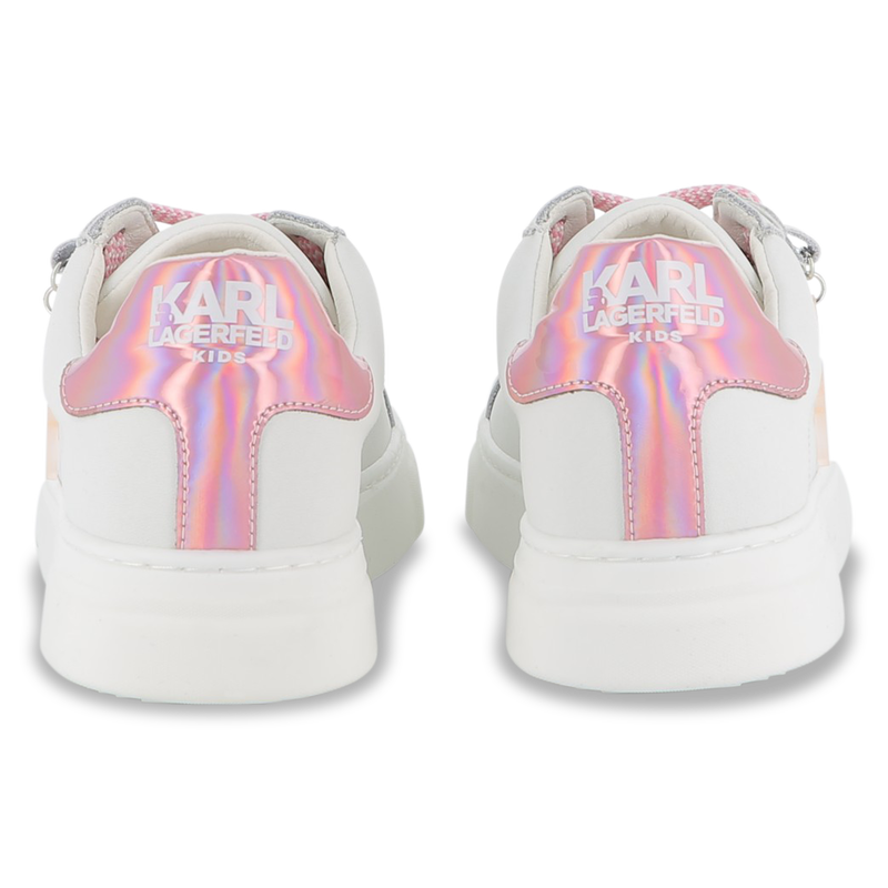 Tênis de cano baixo com cadarço KARL LAGERFELD KIDS 
                    GIRL
