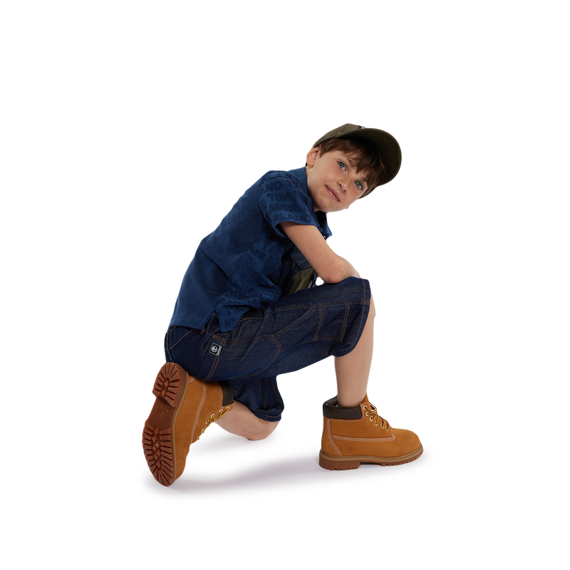 Polo de manga curta em felpa TIMBERLAND 
                    BOY