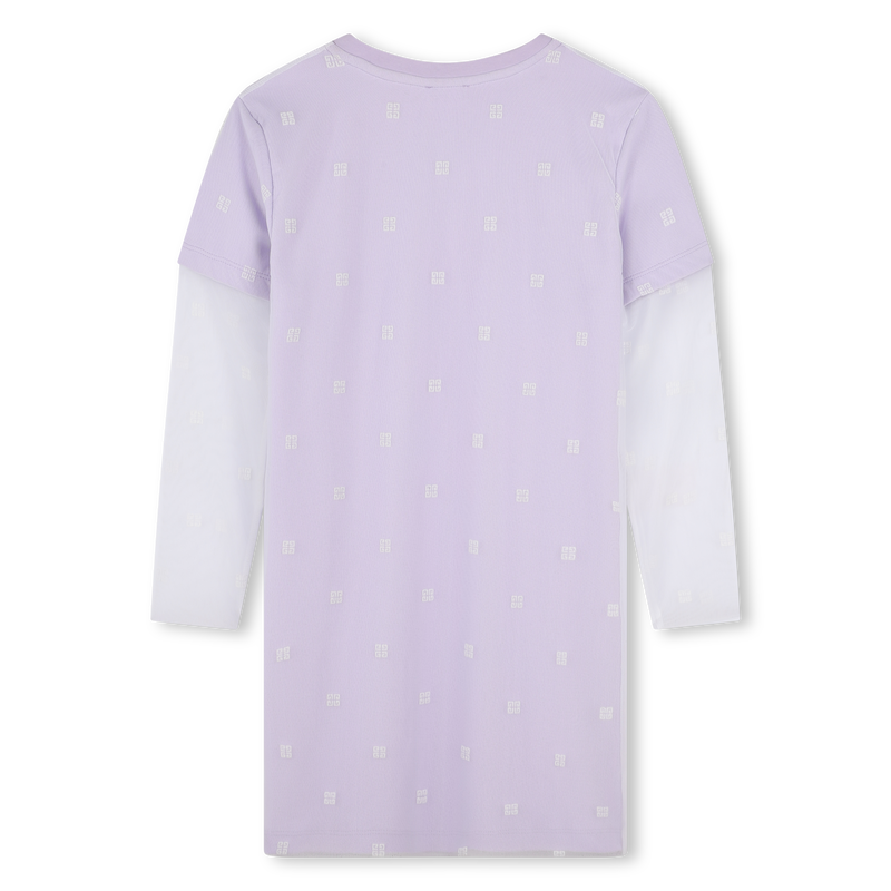 Vestido direito com tule GIVENCHY 
                    GIRL