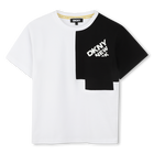 T-shirt larga com bolso DKNY 
                    UNISEX
