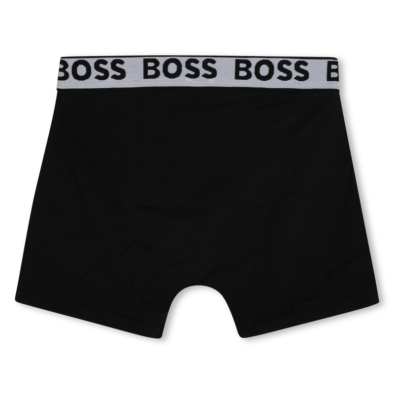 Lote de 3 boxers em algod&atilde;o BOSS 
                        BOY