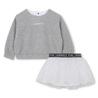 Conjunto de moletom e saia KARL LAGERFELD KIDS 
                    GIRL