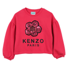 Moletom de manga comprida bal&atilde;o KENZO KIDS 
                    GIRL