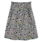 Saia estampada colorida SONIA RYKIEL 
                    GIRL