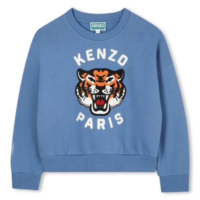 Moletom de lã não escovada KENZO KIDS GIRL