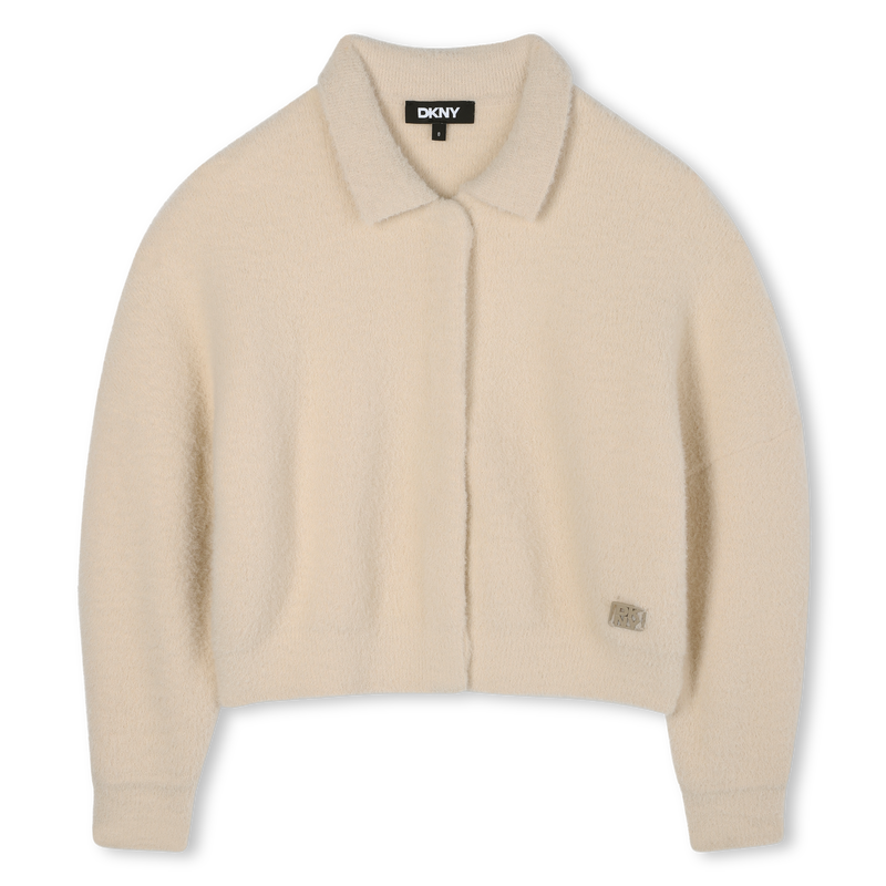 Cardig&atilde; de malha DKNY 
                        GIRL