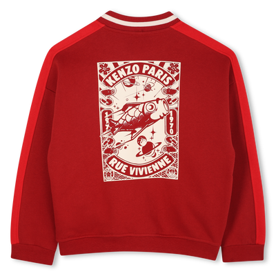 Cardigan com fecho de botão de pressão KENZO KIDS BOY