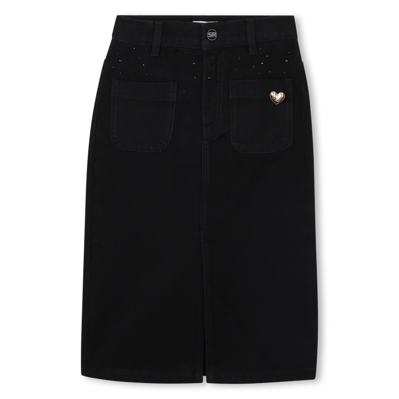 Saia midi jeans SONIA RYKIEL 
                    GIRL