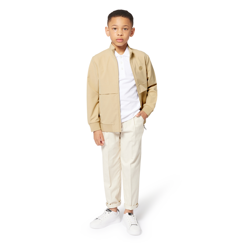 Sweatshirt com fecho lisa BOSS 
                        BOY