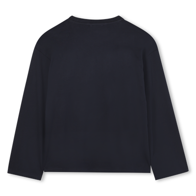 T-shirt de manga comprida de manga larga KENZO KIDS BOY