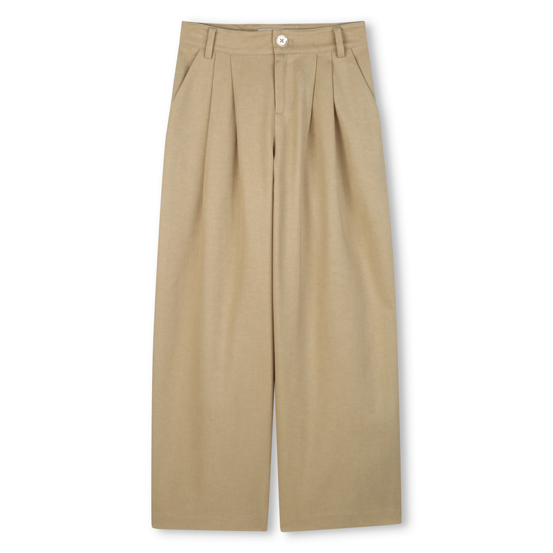 Calças largas de sarja MICHAEL KORS 
                    GIRL