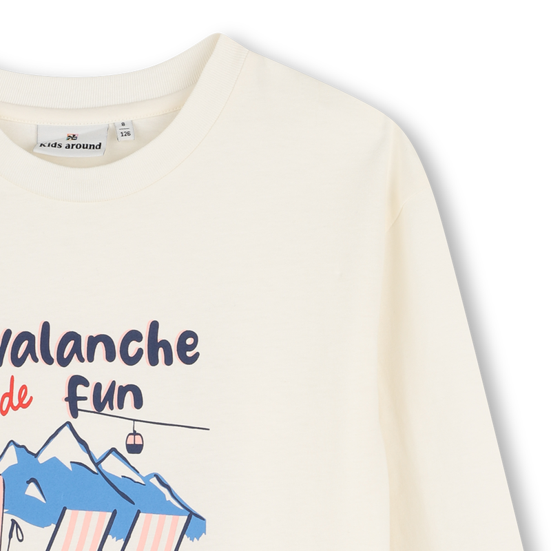Camiseta de manga longa KIDS AROUND 
                        GIRL