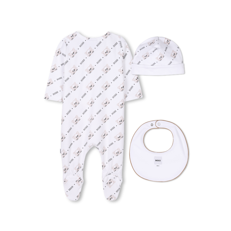 Conjunto de pijama e gorro BOSS 
                        UNISEX