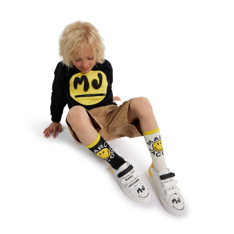 Sapatilhas de pele com velcro MARC JACOBS 
                    UNISEX
