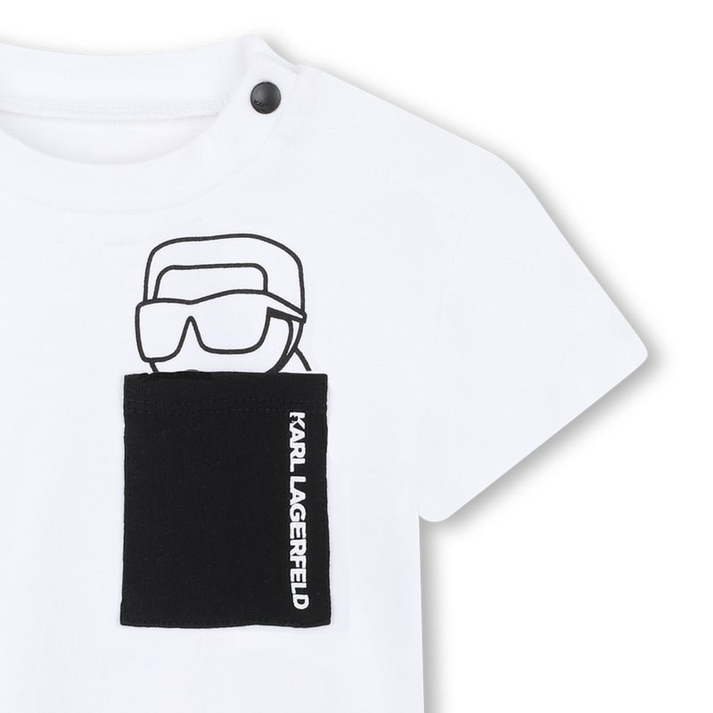 CONJUNTO DE T-SHIRTS E CAL&Ccedil;AS KARL LAGERFELD KIDS 
                        BOY