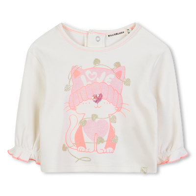 Camiseta de algodão BILLIEBLUSH GIRL