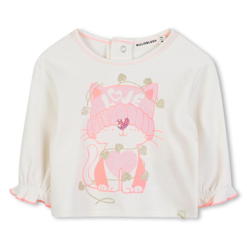 Camiseta de algodão BILLIEBLUSH 
                    GIRL