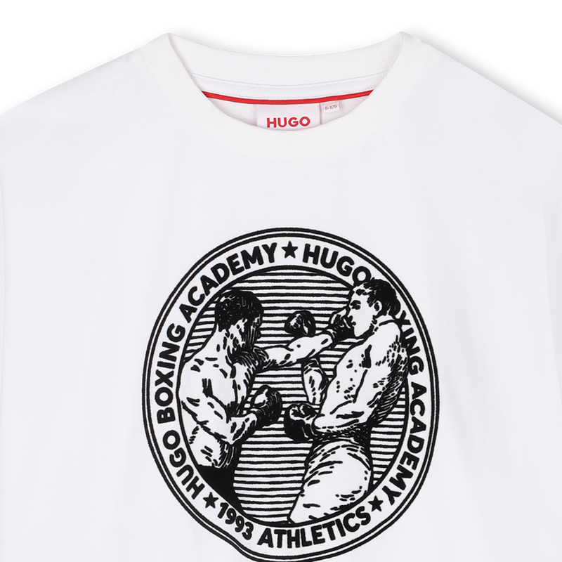 T-shirt de manga curta HUGO 
                    BOY
