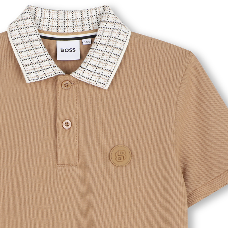 Polo de manga curta BOSS 
                        BOY
