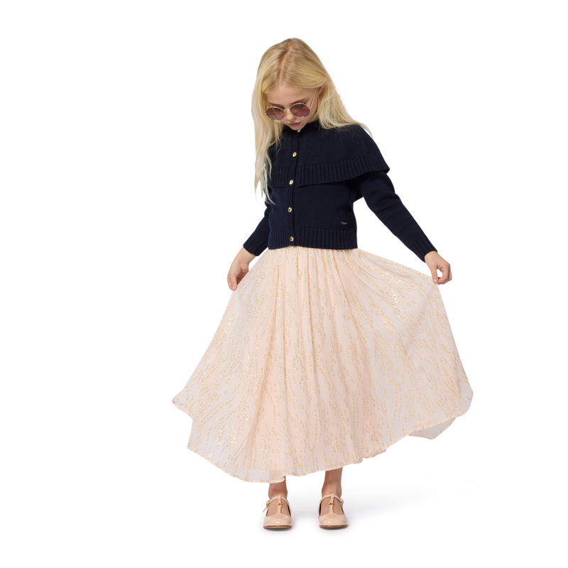 Saia comprida de seda CHLOE 
                        GIRL