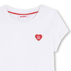 T-shirt de manga curta HUGO 
                    GIRL