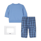 Conjunto de moletom e cal&ccedil;a BOSS 
                    MENINO