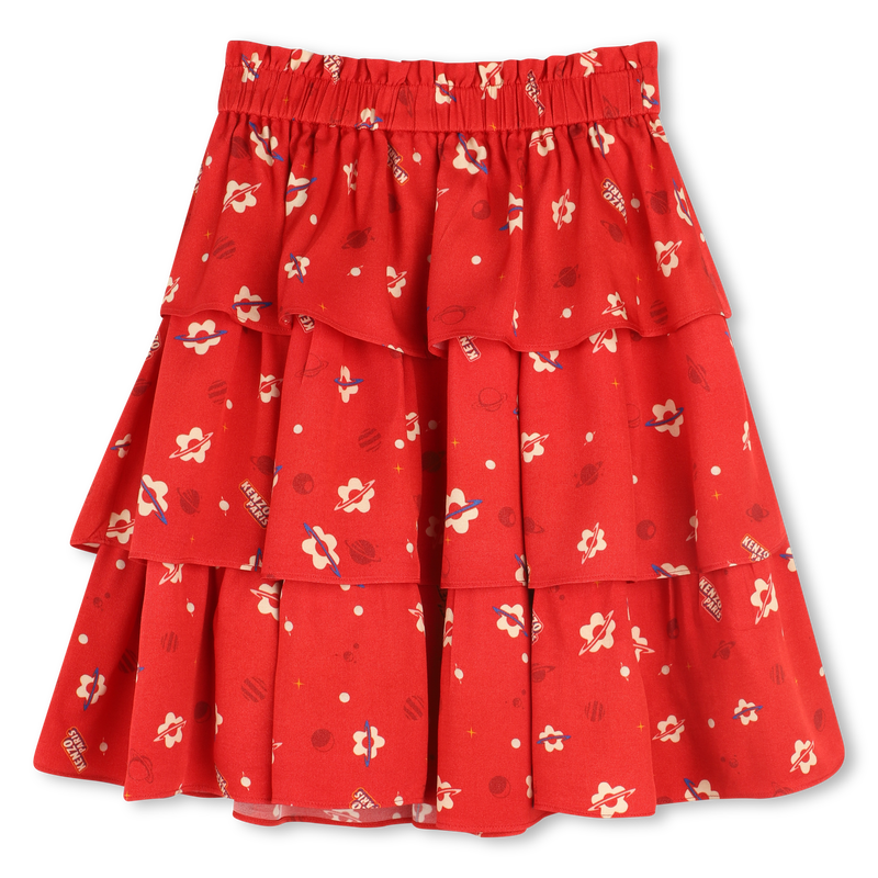 Saia com babados KENZO KIDS 
                    GIRL