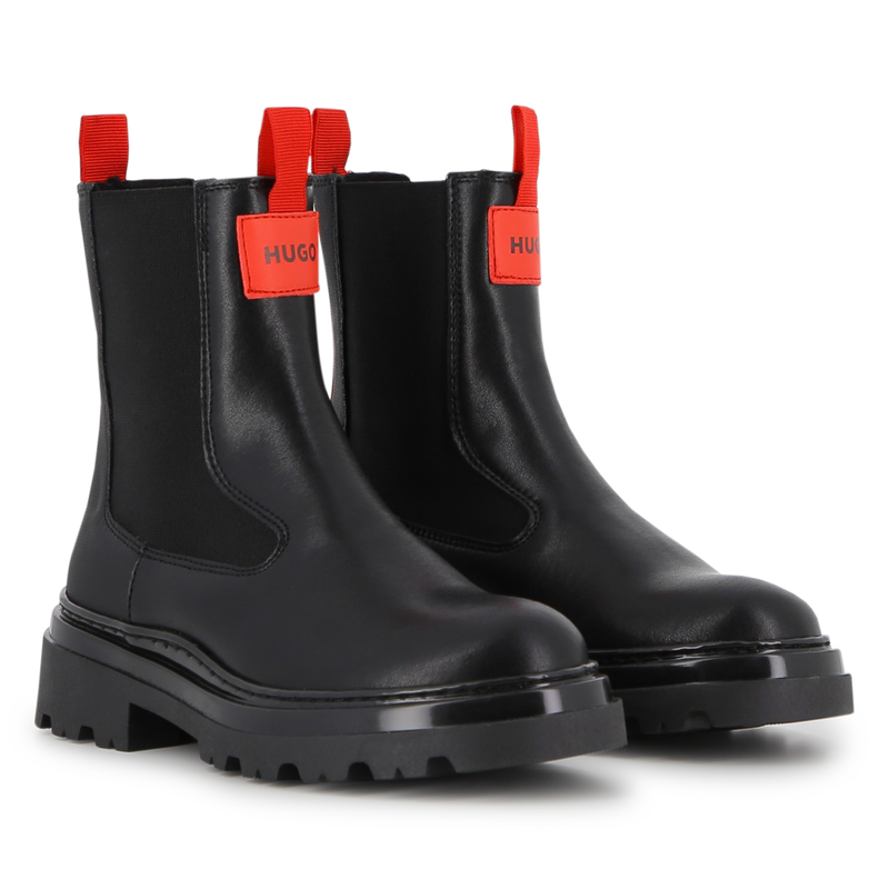 Botins de couro bovino HUGO 
                        GIRL