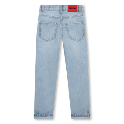 5-pocket cotton jeans HUGO BOY