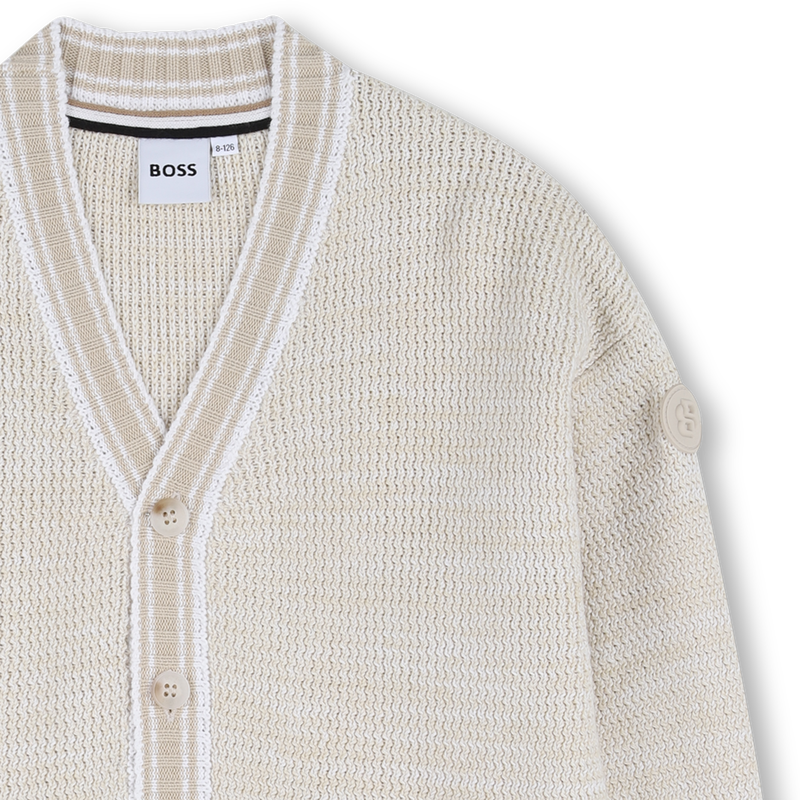 CARDIGAN COM BOT&Otilde;ES BOSS 
                        BOY