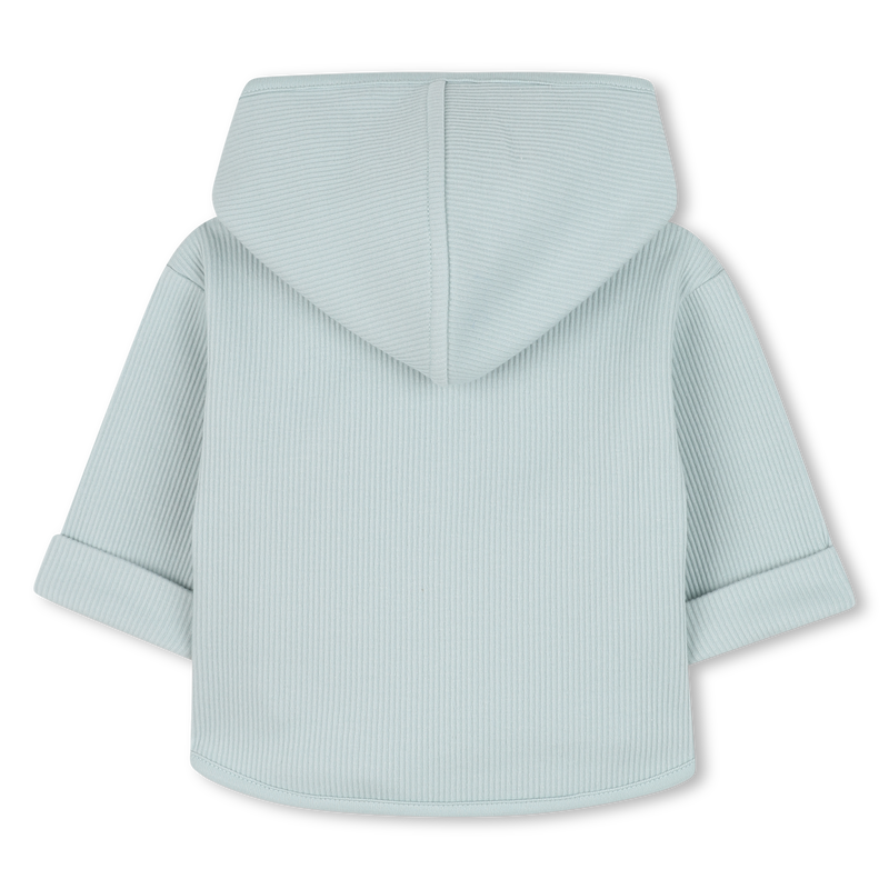 Cardig&atilde; com capuz canelado TIMBERLAND 
                        BOY