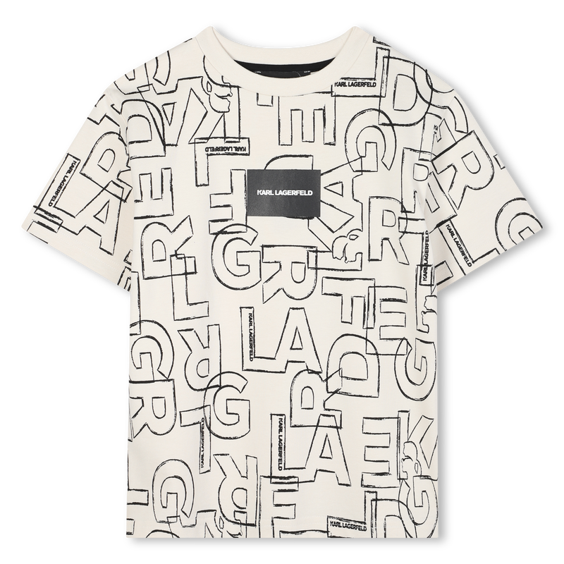 T-shirt de manga curta KARL LAGERFELD KIDS 
                        BOY