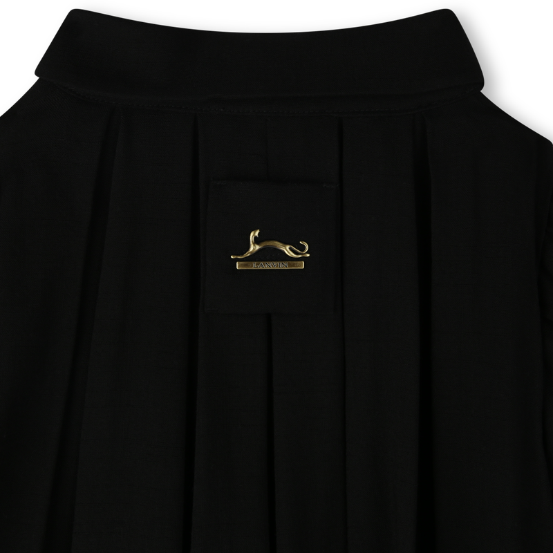 Vestido estampado bordado LANVIN 
                    GIRL