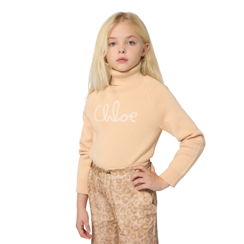 Camisola de gola alta de malha CHLOE 
                    GIRL