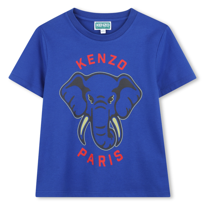 T-shirt manga curta em algod&atilde;o KENZO KIDS 
                        UNISEX